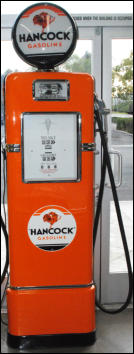 1940'S HANCOCK. ORANGE & BLACK. BOWZER TALL. RESTORED. $4,500