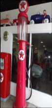 SOLD! 1920's Texaco Wayne Visible Gas Pump. Older Restoration. Reproduction Globe. Nice Condition. $4800