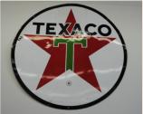 Texaco 6' double sided porcelaine round $1800