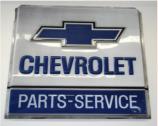 1970's Original Chevrolet Parts-Service Sign. Plastic vacuum formed 6' x 6' square. $1,800