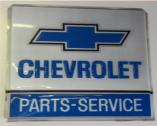 1970's Original Chevrolet Parts-Service Sign. Plastic vacuum formed 6' x 6' square. $1,800